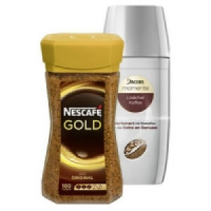 Nescaf&eacute; Gold oder Jacobs Momente