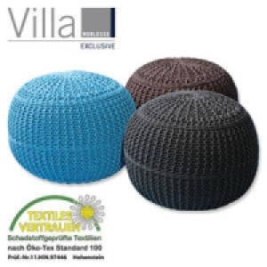 Sitzkissen Strickpouf