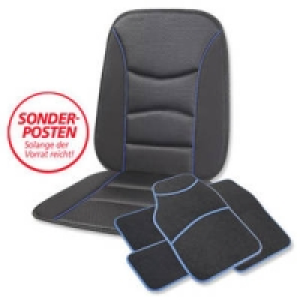 Auto-Sitzauflage oder -Teppich-Set