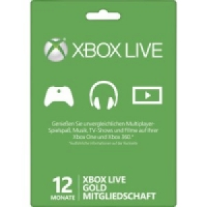 Xbox One Live 12 Monate Gold Card 1)