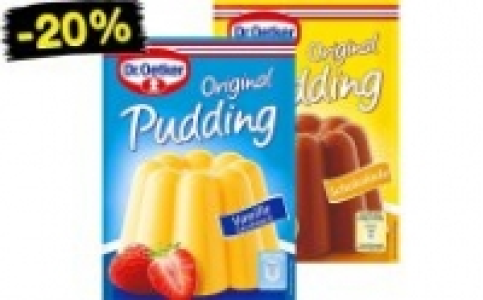 Dr. Oetker Pudding 0.79 €
