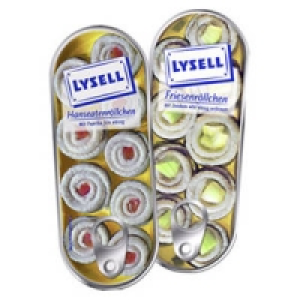 Lysell, gek&uuml;hlte Fischfeinkost Hanseaten- oder Friesenr&ouml;llchen