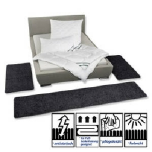 Hochflor-Bettvorleger-Set