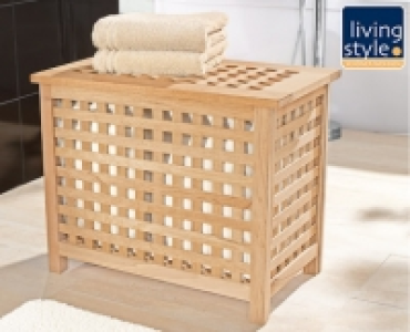 LIVING STYLE®Wäschebox aus Massivholz