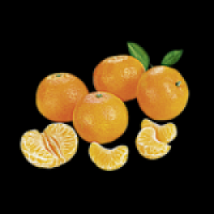 Mandarinen mit Blatt