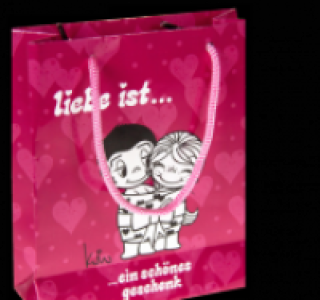 LIEBE IST... Geschenktasche