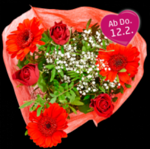 Wundersch&ouml;ner Strau&szlig; zum Valentinstag 5.99&nbsp;&euro;
