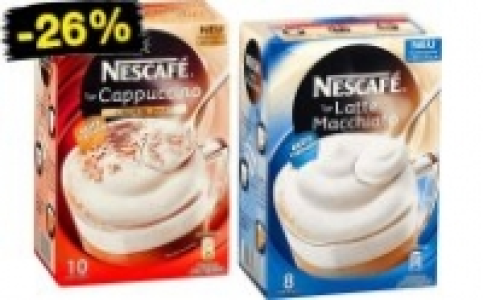 Nescafé Latte Macchiato oder Cappuccino 1.99 €