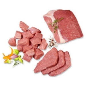 Frische Kalbsschnitzel, Kalbsbraten oder Kalbsgulasch 1.19&nbsp;&euro;