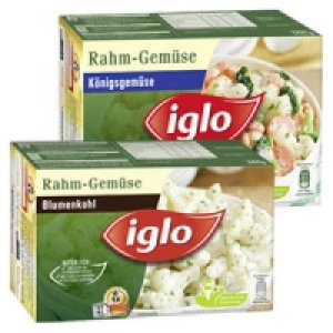 iglo Gemüse-Ideen, Rahm-Gemüse oder Mittelmeer-Küche 1.99 €