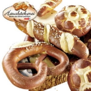 Laugenbrezeln, -stangen, Fu&szlig;ballbr&ouml;tchen oder K&auml;selaugenbrezeln, -stan