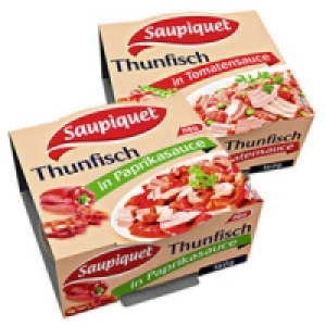 Saupiquet Thunfisch in Paprikasauce, Zwiebelsauce oder Tomatensauce