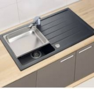 Einbauspüle Waterstation Style 100 Set Nero 129.99 €