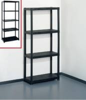 Kunststoff-Steckregal, 4 B&ouml;den