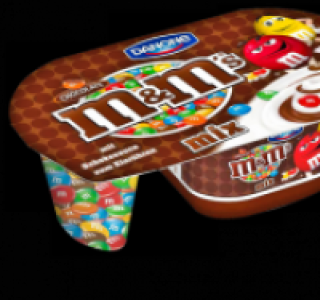 DANONE M&M&acute;s Joghurt