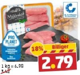 MÜHLENHOF Frische Hähnchen-Innenbrustfilets 2.79 €