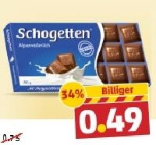 SCHOGETTEN Schokolade 0.49 €