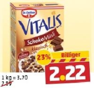 DR. OETKER Vitalis Müsli 2.22 €