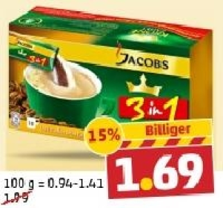 JACOBS 2 in 1 oder 3 in 1 1.69 €
