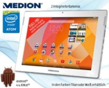 25,7 cm/10,1 Zoll Tablet-PC mit Android 4.4 MEDION® LIFETAB® S10346 (MD 99