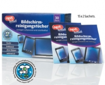 OPTIWISCH®Bildschirmreinigungstücher