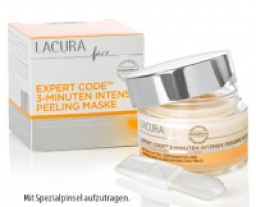 Aldi Süd  LACURA FACE Expert Code 3-Minuten Intensiv Peeling Maske