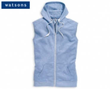 WATSONS®Ärmellose Kapuzensweatjacke
