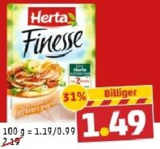 HERTA Finesse Aufschnitt 1.49 €