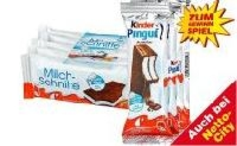 kinder Pingui oder Milch-Schnitte 0.99 €