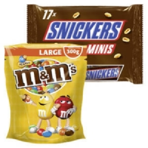 m&m&acute;s oder Mars-, Snickers-, Twix-, Bounty-, Milky-Way Minis 2.29&nbsp;&euro;