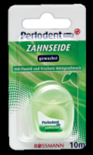 Perlodent med Gewachste Zahnseide Probiergröße