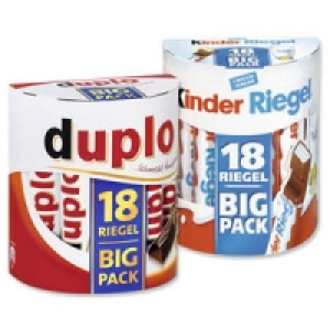 duplo oder kinder Riegel 2.79 €