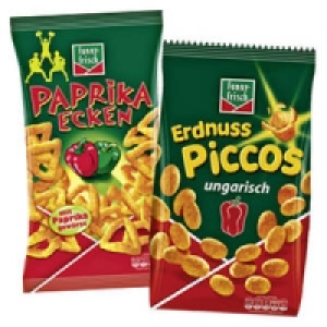 funny frisch Paprika-Ecken, Ringli, Jumpys, Piccos oder Frit-Sticks, u 0.99 €