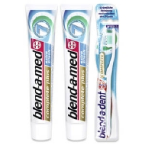 blend-a-med Complete Zahncreme oder blend-a-dent Zahnbürste Complete 0.89 €