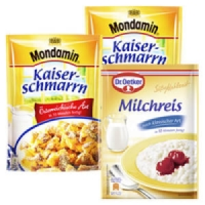 Dr. Oetker Süße Mahlzeit oder Mondamin Süße Gerichte 0.75 €