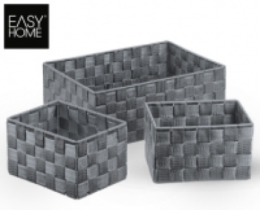 EASY HOME®Körbe-Set, geflochten