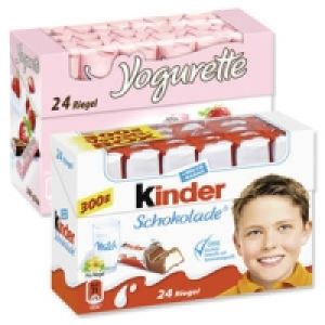 kinder Schokolade oder Yogurette 2.49 €