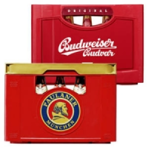 Paulaner Weissbier oder Budweiser 13.99&nbsp;&euro;