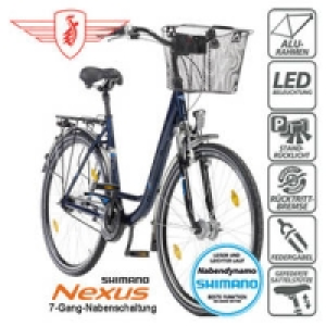 ZÜNDAPP Alu-Citybike Red 5.0 26er oder 28er 299.00 €