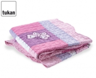 TUKAN®Kinder-Patchworkdecke