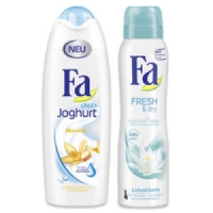 Fa Dusche, Deo-Spray, Roll-on oder Fl&uuml;ssige Seife 0.89&nbsp;&euro;