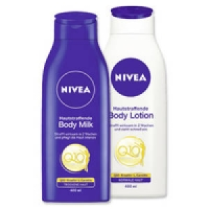 Nivea Body Q10 Milk oder Lotion 4.79 €