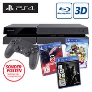 PlayStation 4 500 GB inkl. Driveclub + Little Big Planet 3 + The Last  399.00&nbsp;&euro;