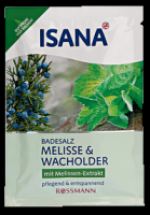 Rossmann Isana Isana Badesalz Melisse < Wacholder