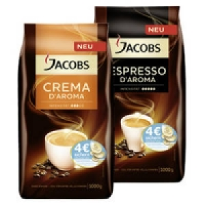 Jacobs Krönung, Crema D´Aroma oder Espresso D´Aroma 9.99 €