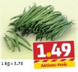 Buschbohnen 1.49 €