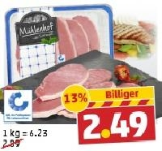 MÜHLENHOF Frische Schweine-Minutensteaks 2.49 €