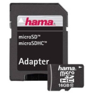Highspeed microSDHC-Karte 16 GB mit Adapter 9.99&nbsp;&euro;