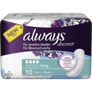 always discreet Slipeinlagen/Binden 2.49&nbsp;&euro;