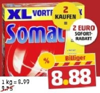 SOMAT 7 Geschirrspülmaschinen-Tabs 8.88 €